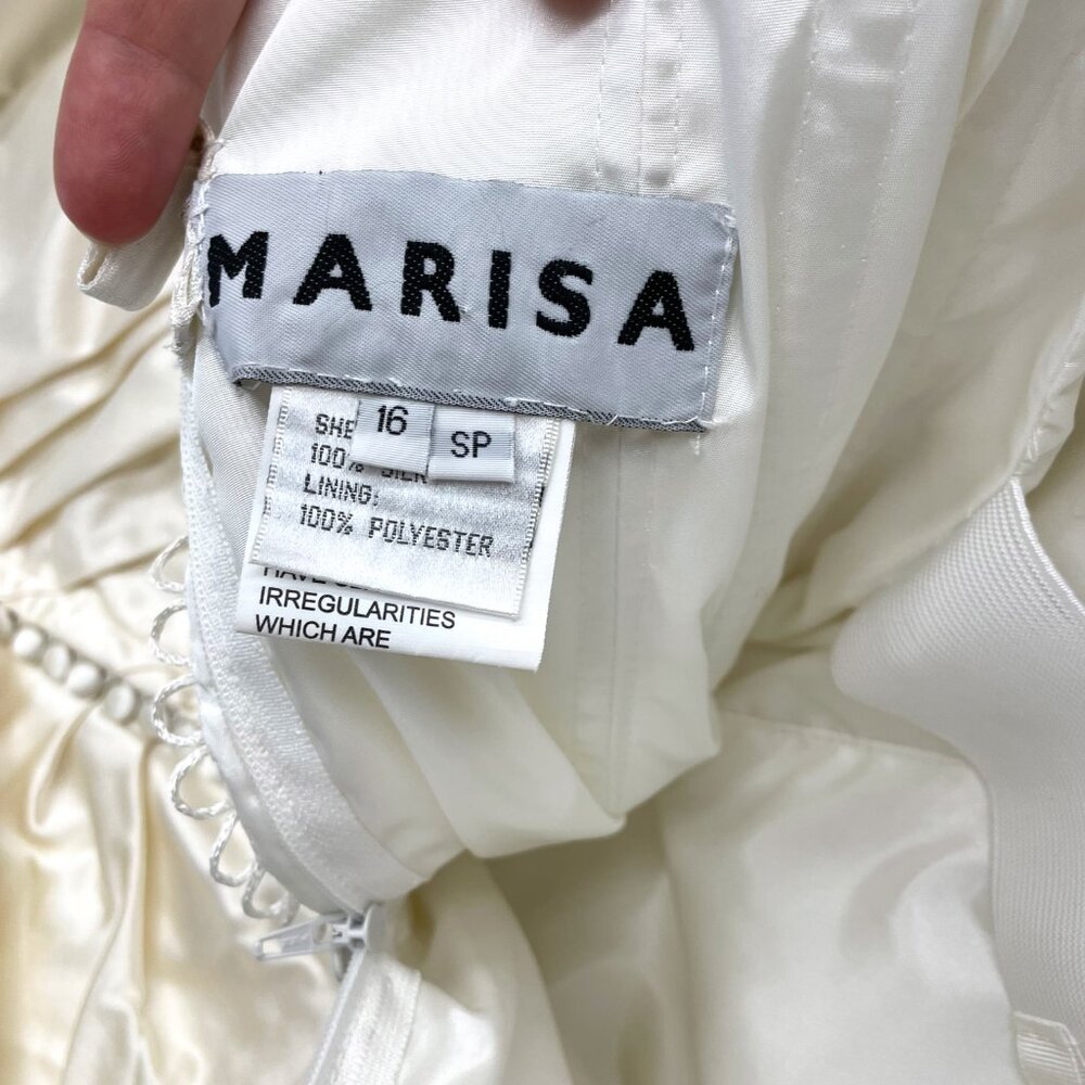 Marisa Satin Mermaid Wedding Gown - Picture 5 of 13